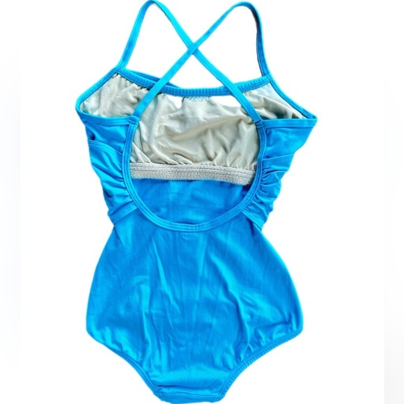 Body Wrappers Girls Blue Wrap Dance Leotard/Bodysuit Size XS - Picture 4 of 6
